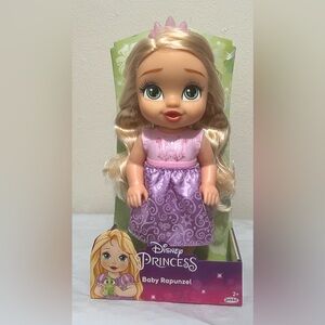 Disney Princess Baby Rapunzel Doll With Crown